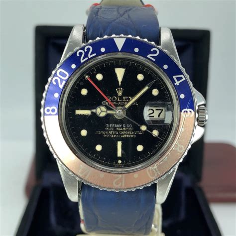 rolex gmt master 1675 tiffany|rolex tiffany dial references.